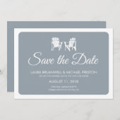 Twee Adirondack Chairs Save the Date (Voorkant / Achterkant)