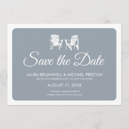 Twee Adirondack Chairs Save the Date