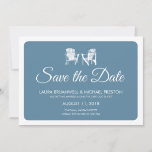 Twee Adirondack Chairs Save the Date