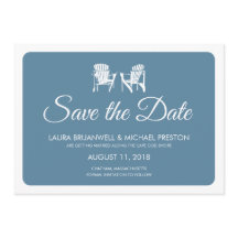 Twee Adirondack Chairs Save the Date