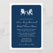 Twee Adirondack Chairs Wedding