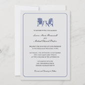 Twee Adirondack Chairs Wedding Kaart (Voorkant)