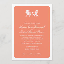 Twee Adirondack Chairs Wedding Kaart
