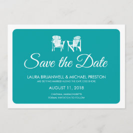 Twee Adirondack Stoelen Redden de Dag Save The Date