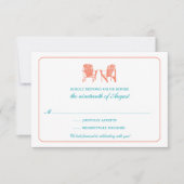 Twee Adirondack-stoelen RSVP Kaartje (Voorkant)