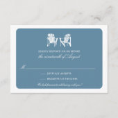 Twee Adirondackstoelen RSVP Kaartje (Voorkant)