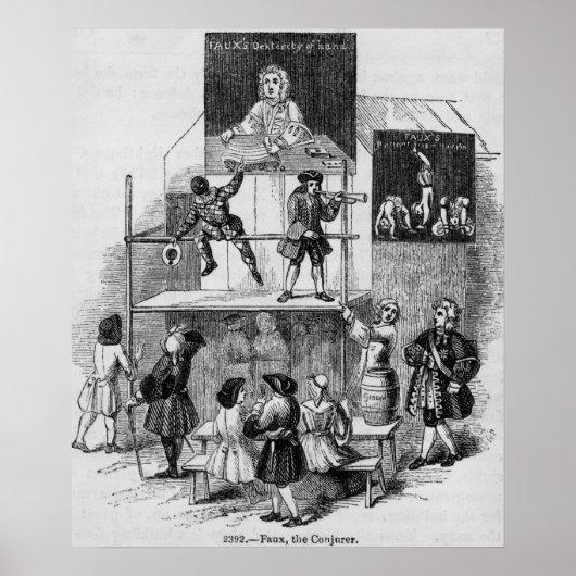 Twee Adverts met betrekking tot Faux, de Conjurer Poster (Voorkant)