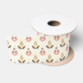 Twee afbeeldingen van een washi tape satijnen lint (Spoel)