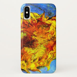 Twee afgesneden zonnebloemen Van Gogh Case-Mate iPhone Case