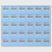 TWEE AFRIKAANS-AMERIKAANSE BOYS WRAPPINGPAPERS CADEAUPAPIER (Vlak)