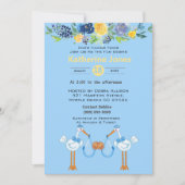 Twee Afrikaanse Amerikaanse jongens met babyschoen Kaart (Voorkant)