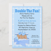 Twee Afrikaanse Amerikaanse jongens met babyschoen Kaart (Voorkant)