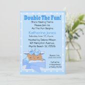 Twee Afrikaanse Amerikaanse jongens met babyschoen Kaart (Staand voorkant)