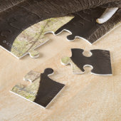 Twee Afrikaanse Struik Olephants (Loxodonta Afrian Legpuzzel (Zijkant)