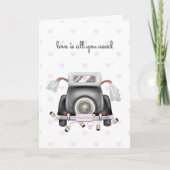 Twee Afro-Amerikaanse bruiden, Lesbische bruiloft Kaart (Voorkant)