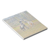 Twee afspeelbare pinto-verf-paarden ontwerpen voor notitieblok (Schuin)