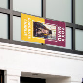 Twee Afstuderen-banner met tone Spandoek (Buitenkant Gebouw)