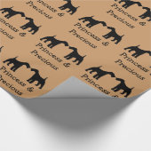 Twee Airedale Terriers Custom Wrapping Paper Cadeaupapier (Hoek)