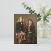 Twee airns briefkaart (Staand voorkant)