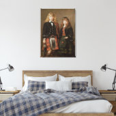 Twee airns canvas afdruk (Insitu (Slaapkamer))