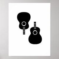 twee akoestische gitaardecor
