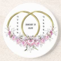 Twee als een bruiloft Onderzetter