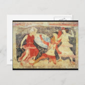 Twee Amazons in gevechten met een Grieks Briefkaart (Voorkant / Achterkant)