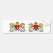 TWEE Amsterdam wapenschild Bumpersticker (Voorkant)