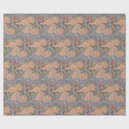 Twee Angels Cadeaupapier (Vlak)