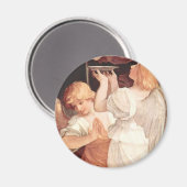 Twee Angels, Guido Reni Christelijke Baroque Fine Magneet (Voorkant / Achterkant)