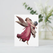 Twee Angels in vlucht Briefkaart (Staand voorkant)