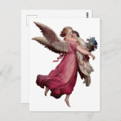 Twee Angels in vlucht Briefkaart (Voorkant / Achterkant)