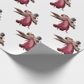 Twee Angels in vlucht Cadeaupapier (Hoek)