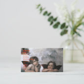 Twee Angels, Raphael Fine Art Visitekaartje (Staand voorkant)