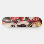 Twee anime meisjes persoonlijk skateboard (Horizontaal)