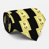 Twee Antiek Skulls Stropdas (Opgerold)