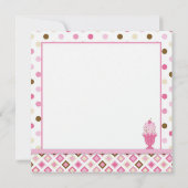 Twee apen en ijskap op zondag kaart (Achterkant)