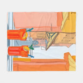 Twee Aperols alstublieft! Fleece Deken (Voorkant (Horizontaal))