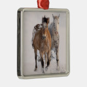 Twee Appaloosas Horse Ornament (Rechts)