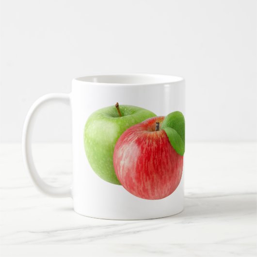 Twee appels koffiemok (Links)
