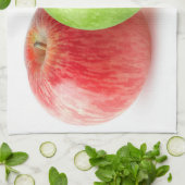 Twee appels theedoek (Gevouwen)