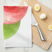 Twee appels theedoek (Quarter Fold)