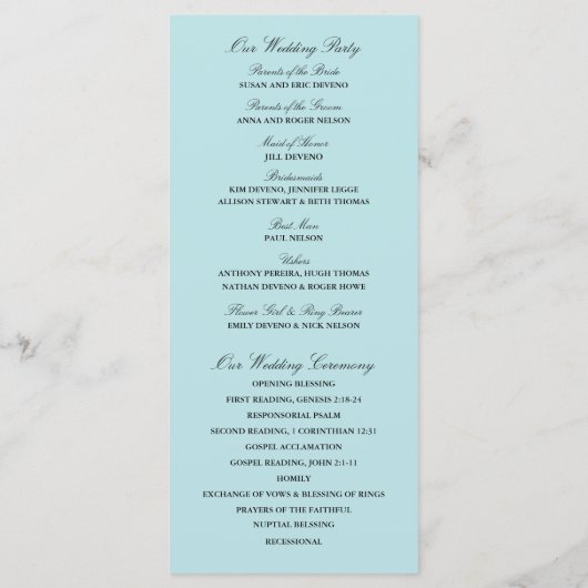 Twee aquarel Adirondack stoelen | Ceremony-program Programmakaart (Achterkant)