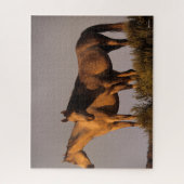 Twee Arabieren die samen het licht van de avond ho Legpuzzel (Verticaal)