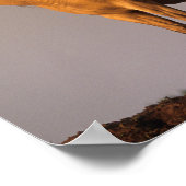 Twee Arabieren die samen het licht van de avond ho Poster (Hoek)