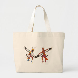 Twee arenddansers grote tote bag