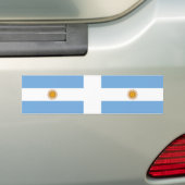 TWEE Argentijnse nationale vlag Bumpersticker (Op auto)