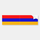 TWEE Armeense vlag Bumpersticker (Voorkant)