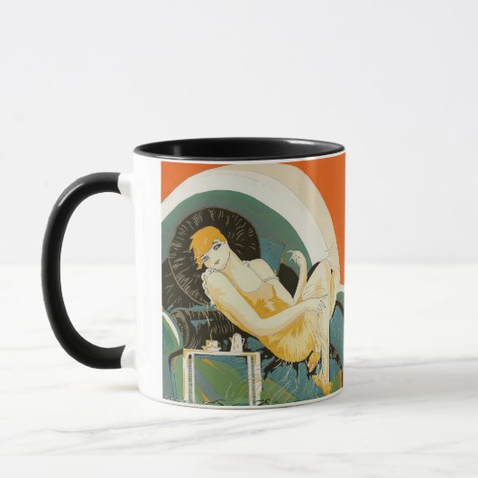 Twee  Art Deco Vrouwen door S. Chompre Mok (Links)