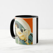 Twee  Art Deco Vrouwen door S. Chompre Mok (Voorkant links)